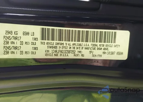 2013 Jeep Grand Cherokee Laredo from USA, damaged, VIN 1C4RJFAG1DC587252